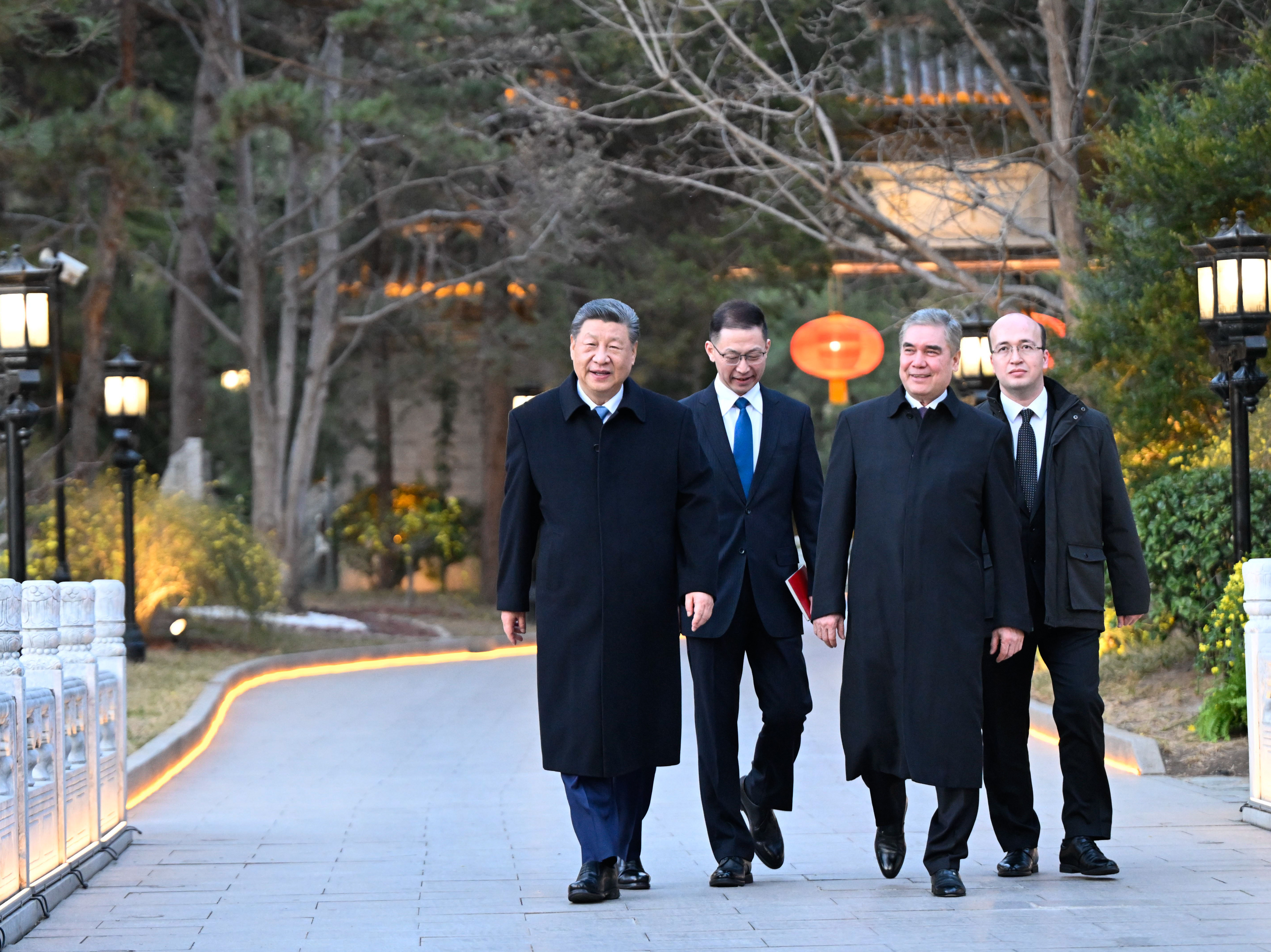 2026年3月18日，國(guó)家主席習(xí)近平在北京會(huì)見(jiàn)土庫(kù)曼斯坦民族領(lǐng)袖、人民委員會(huì)主席別爾德穆哈梅多夫。